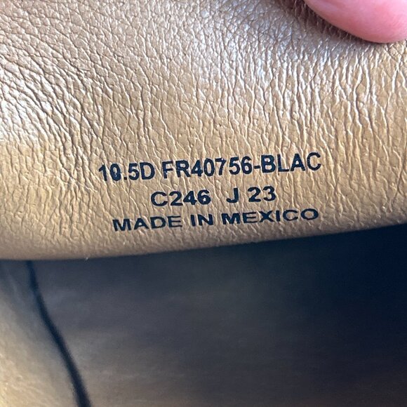 Frye Otis Penny Loafer Mens Sz 10.5D Black Antique Full Grain Leather Apron Toe - Picture 12 of 12